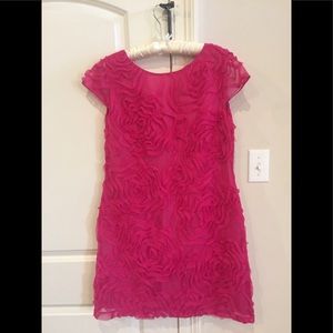 Pink Antonio Melani Flower-Inspired Dress